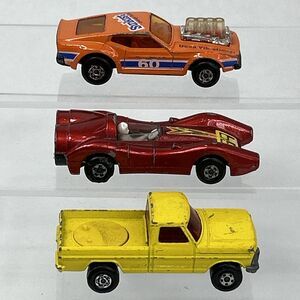Vtg Matchbox Superfast Rolamatics Lot Mustang Piston Popper Wild Life Truck Turb